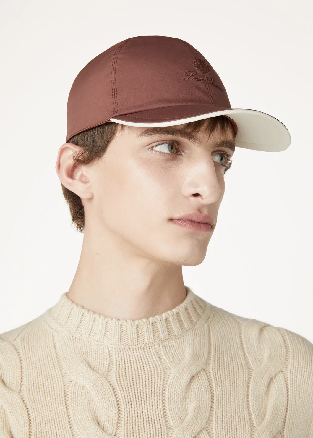 Microfiber baseball cap - Burned Leaf lvory B4OK